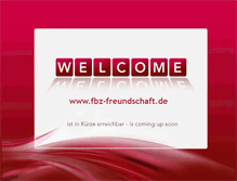 Tablet Screenshot of fbz-freundschaft.de